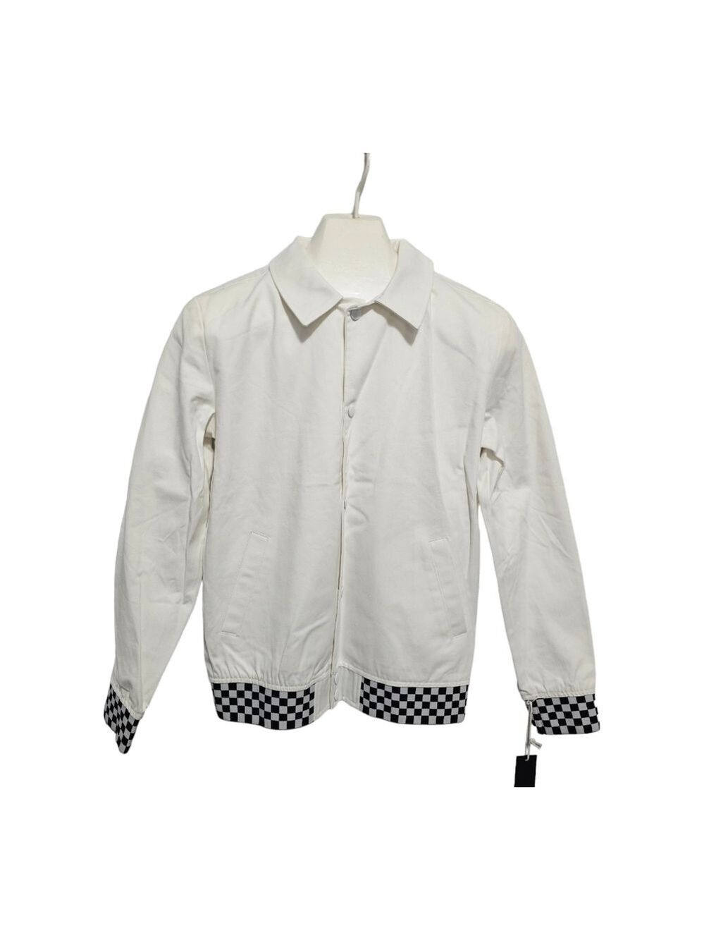Elwood White Denim Jacket Boys Youth Size L